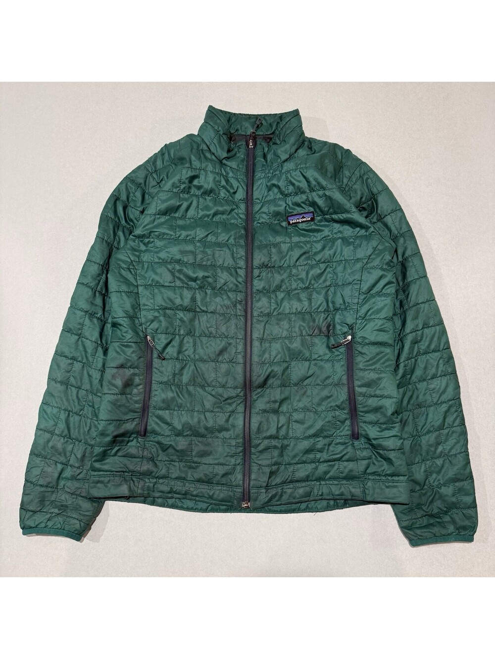 Patagonia Nano Puff Quilted Full Zip Jacket Medium Green Men’s